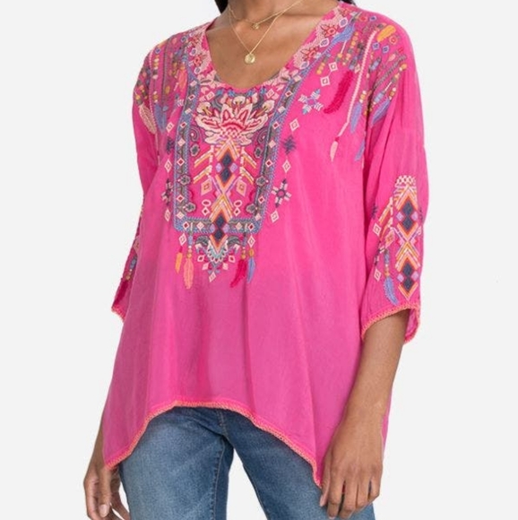 Johnny Was Rangoon Blouse Size XS New With Tags - Picture 1 of 4